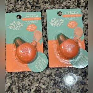 Impressions Coconut Lime Lip Balm - Orange and Green